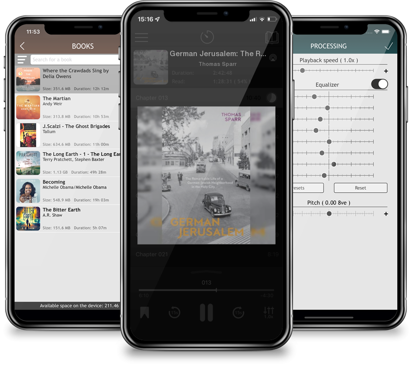 Audiobook German Jerusalem: The Remarkable Life of a German-Jewish Neighborhood in the Holy City by Thomas Sparr