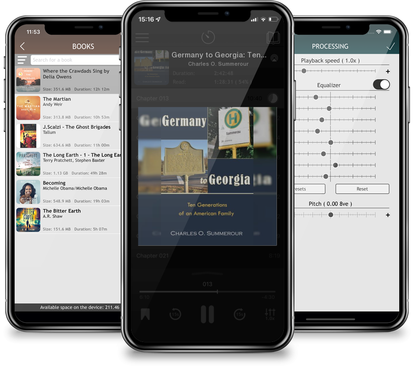 Audiobook Germany to Georgia: Ten Generations of an American Family by Charles O. Summerour