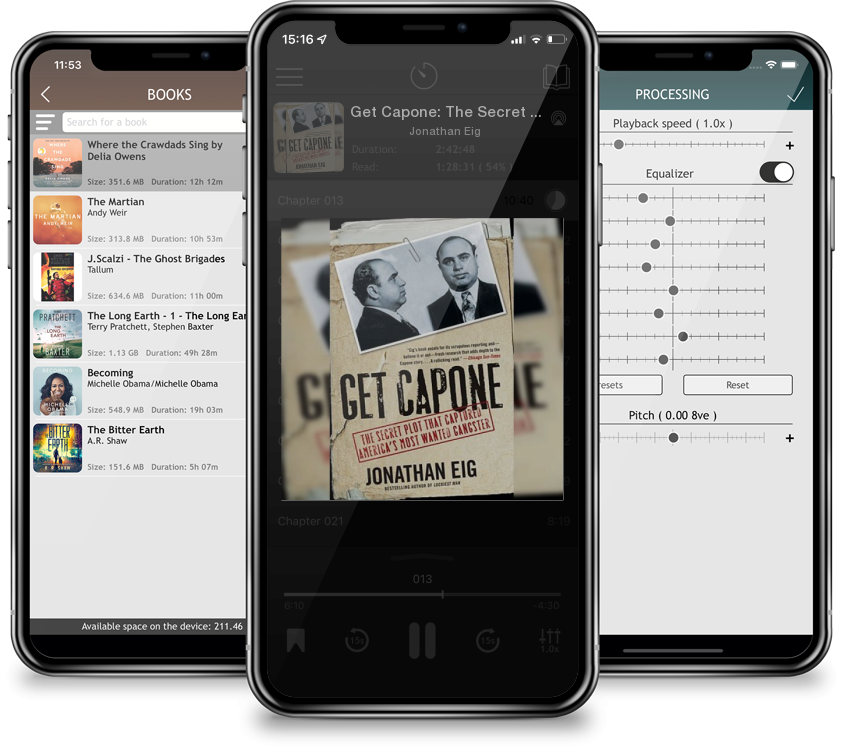 Audiobook Get Capone: The Secret Plot That Captured America\'s Most Wanted Gangster by Jonathan Eig