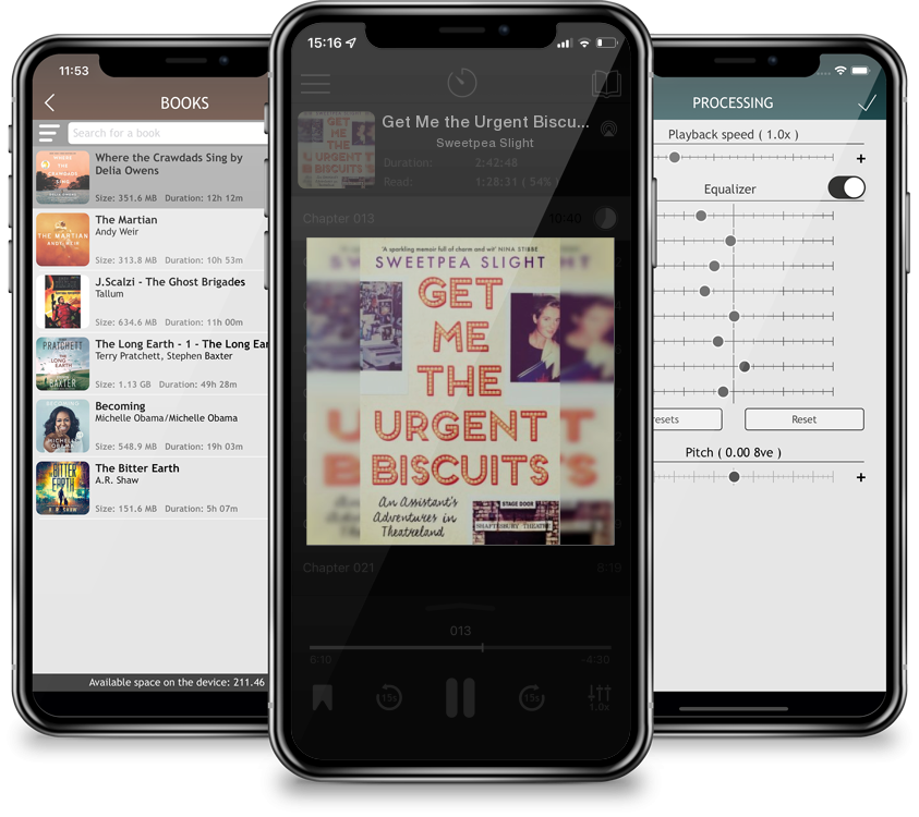Audiobook Get Me the Urgent Biscuits: An Assistant’s Adventures in Theatreland by Sweetpea Slight
