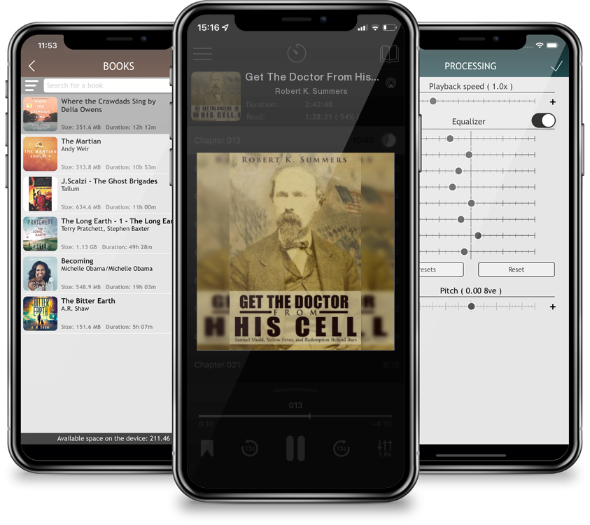 Listen Get The Doctor From His Cell: Samuel Mudd, Yellow Fever, and Redemption Behind Bars by Robert K. Summers in MP3 Audiobook Player for free