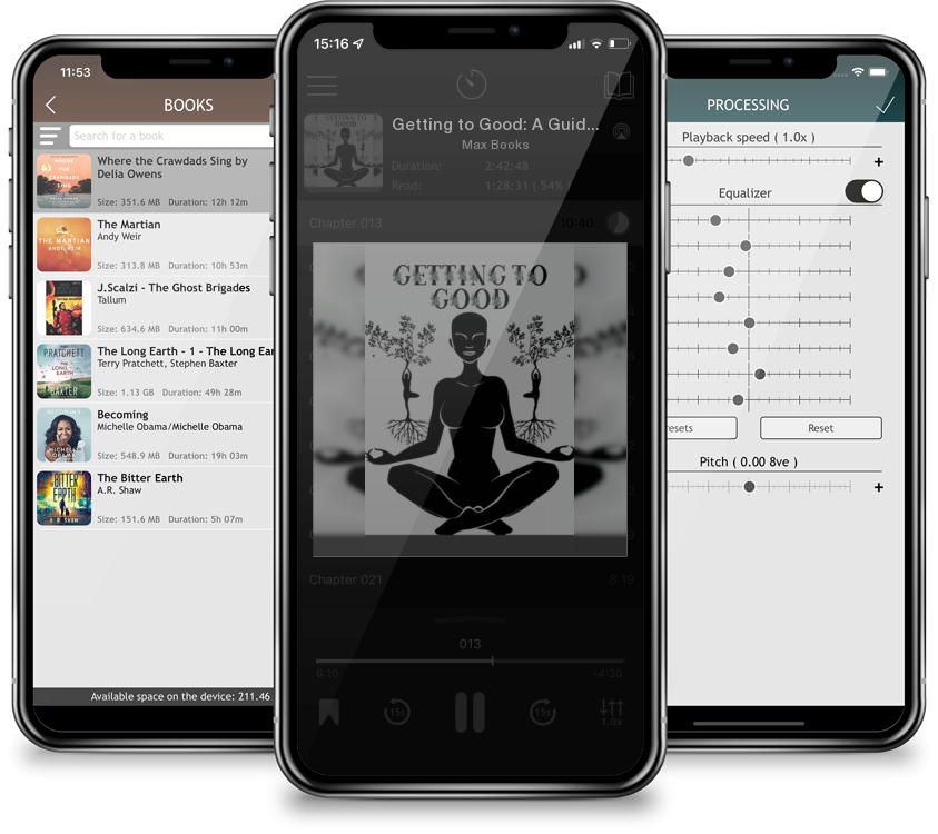 Audiobook Getting to Good: A Guided Journal by Max Books