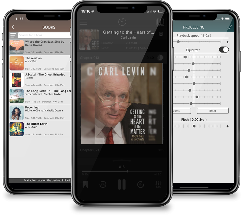 Audiobook Getting to the Heart of the Matter: My 36 Years in the Senate by Carl Levin