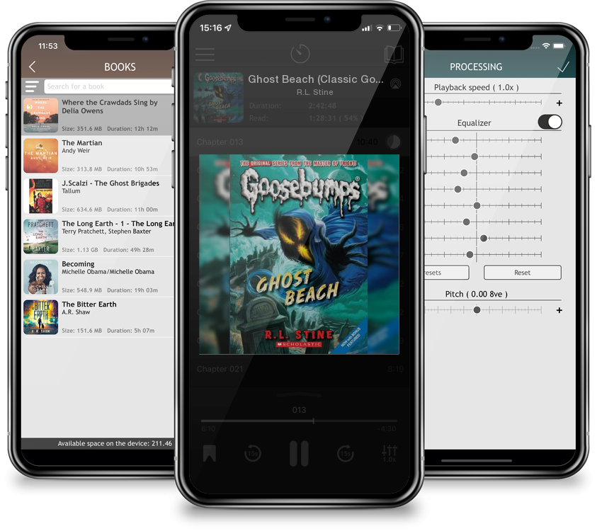 Audiobook Ghost Beach (Classic Goosebumps #15) by R.L. Stine