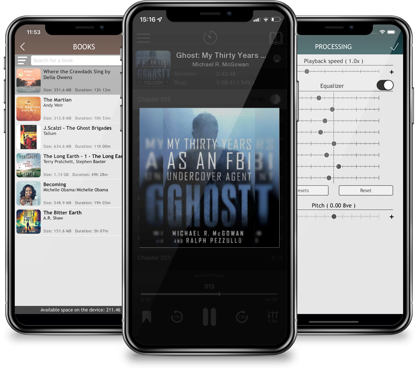 Audiobook Ghost: My Thirty Years as an FBI Undercover Agent by Michael R. McGowan