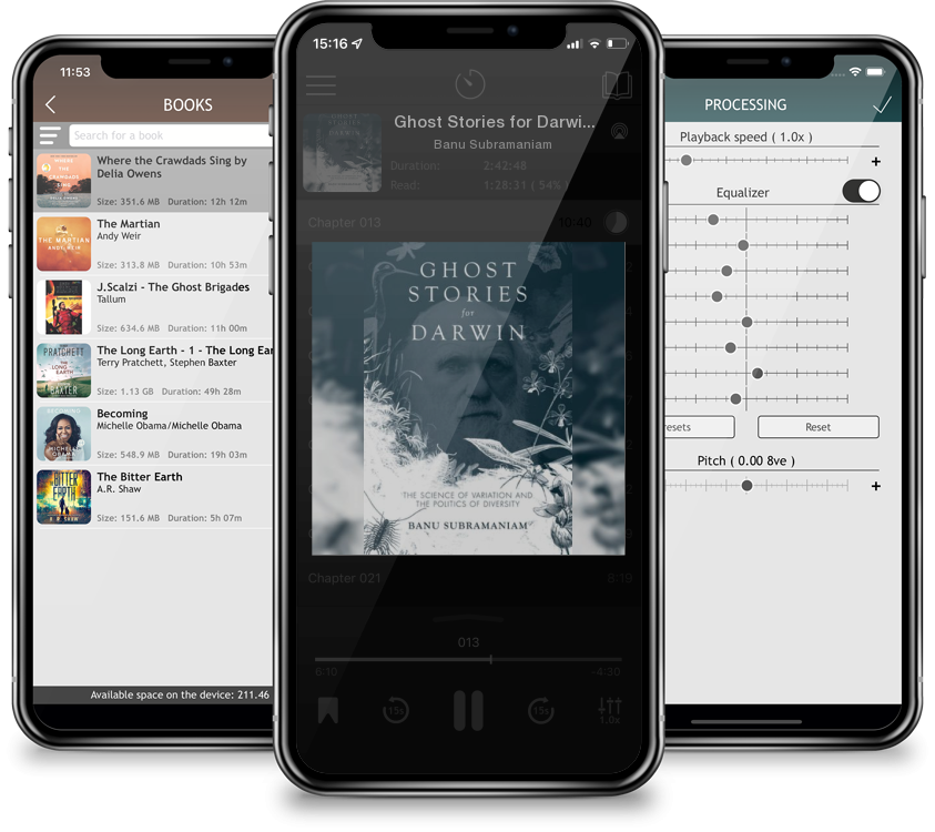 Audiobook Ghost Stories for Darwin: The Science of Variation and the Politics of Diversity by Banu Subramaniam