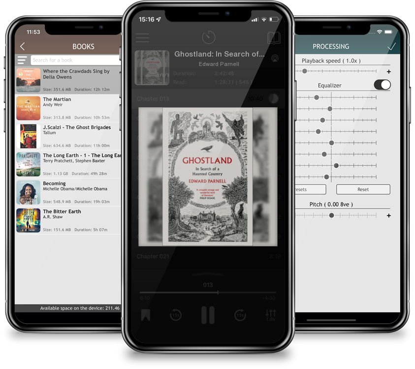 Audiobook Ghostland: In Search of a Haunted Country by Edward Parnell