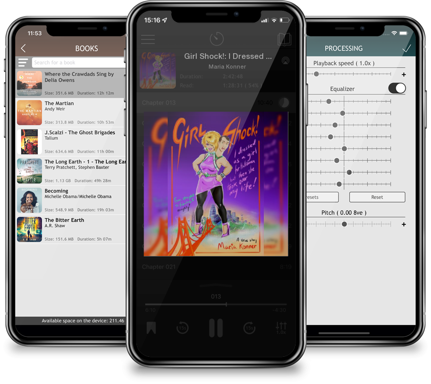 Audiobook Girl Shock!: I Dressed as a Girl for Halloween But Then She Took Over My Life! by Maria Konner