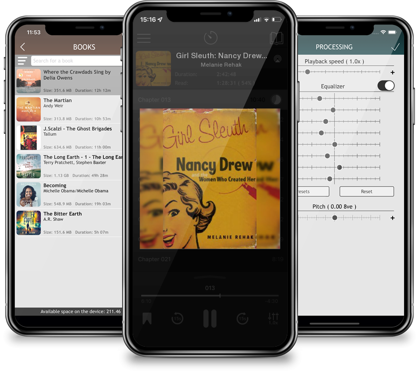 Audiobook Girl Sleuth: Nancy Drew and the Women Who Created Her by Melanie Rehak