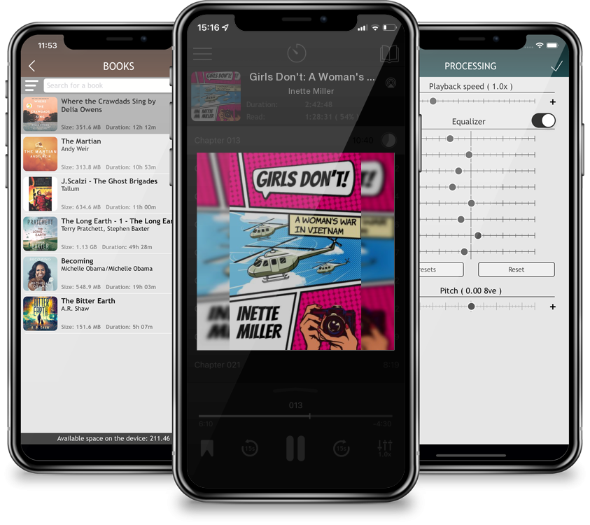 Audiobook Girls Don\'t: A Woman\'s War in Vietnam (Peace and Conflict) by Inette Miller