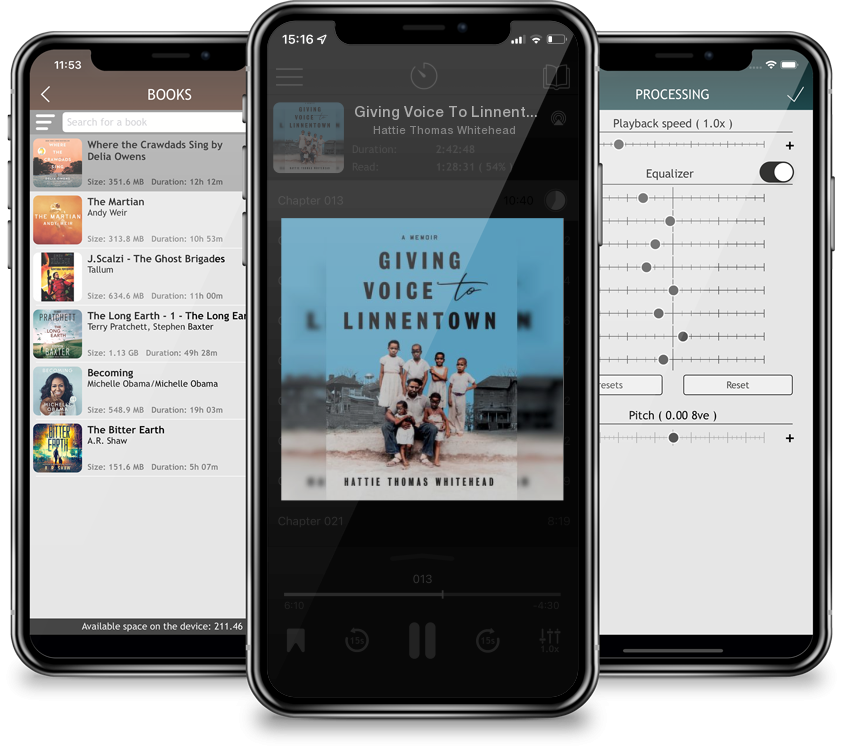 Audiobook Giving Voice To Linnentown by Hattie Thomas Whitehead