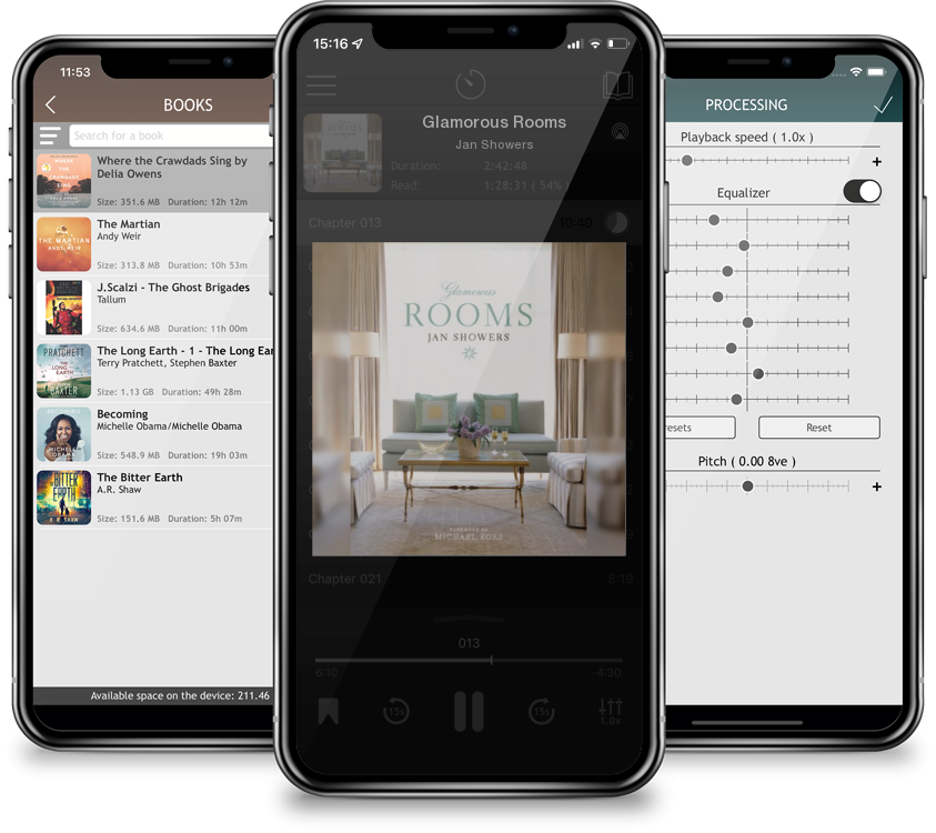 Audiobook Glamorous Rooms by Jan Showers