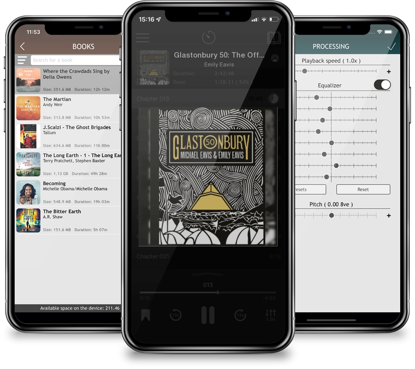 Audiobook Glastonbury 50: The Official Story of Glastonbury Festival by Emily Eavis