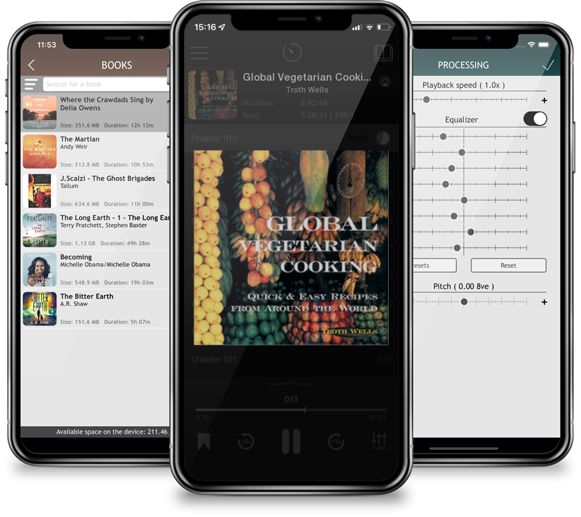 Audiobook Global Vegetarian Cooking: Quick and Easy Recipes from around the World by Troth Wells