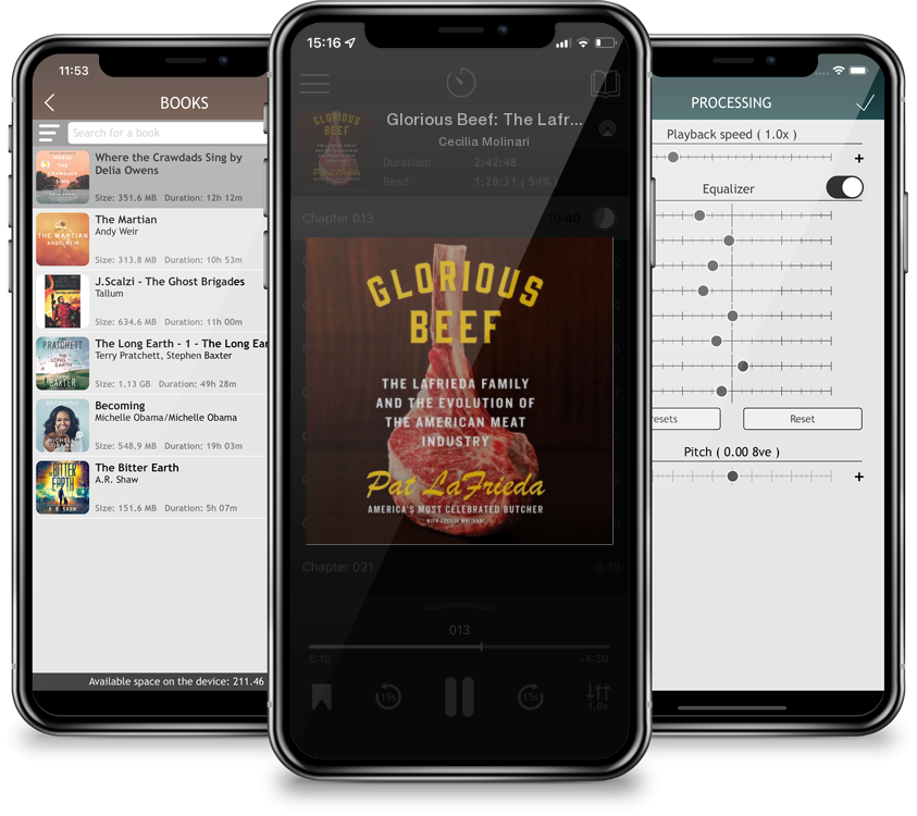Audiobook Glorious Beef: The Lafrieda Family and the Evolution of the American Meat Industry (MP3 CD) by Cecilia Molinari