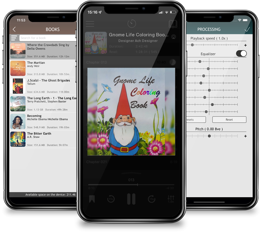 Audiobook Gnome Life Coloring Book: An Adult Coloring Book Featuring Fun, Whimsical and Beautiful Gnomes for Stress Relief and Relaxation by Designer Ach Designer