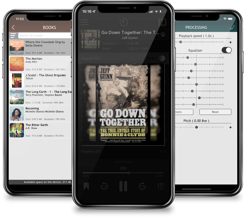 Audiobook Go Down Together: The True, Untold Story of Bonnie and Clyde by Jeff Guinn