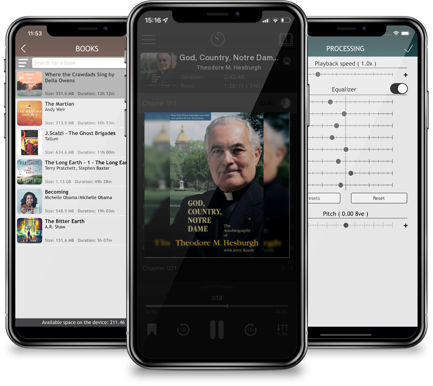 Audiobook God, Country, Notre Dame: The Autobiography of Theodore M. Hesburgh by Theodore M. Hesburgh
