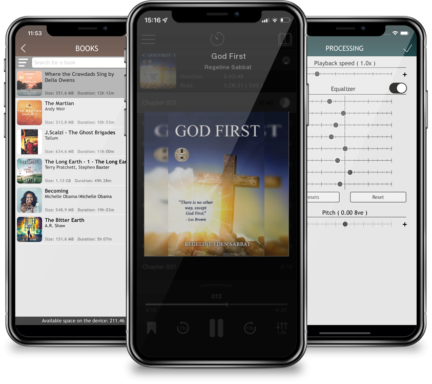 Audiobook God First by Regeline Sabbat