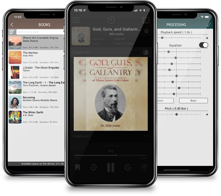 Audiobook God, Guts, and Gallantry: The Faith, Courage, and Accomplishments of Major James Lide Coker by Will Joslin