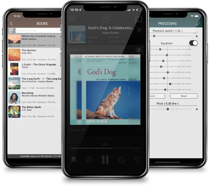 Audiobook God\'s Dog: A Celebration of the North American Coyote by Hope Ryden