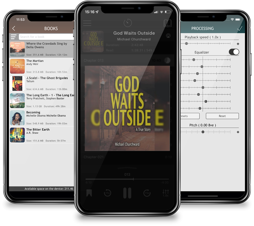 Audiobook God Waits Outside by Michael Churchward
