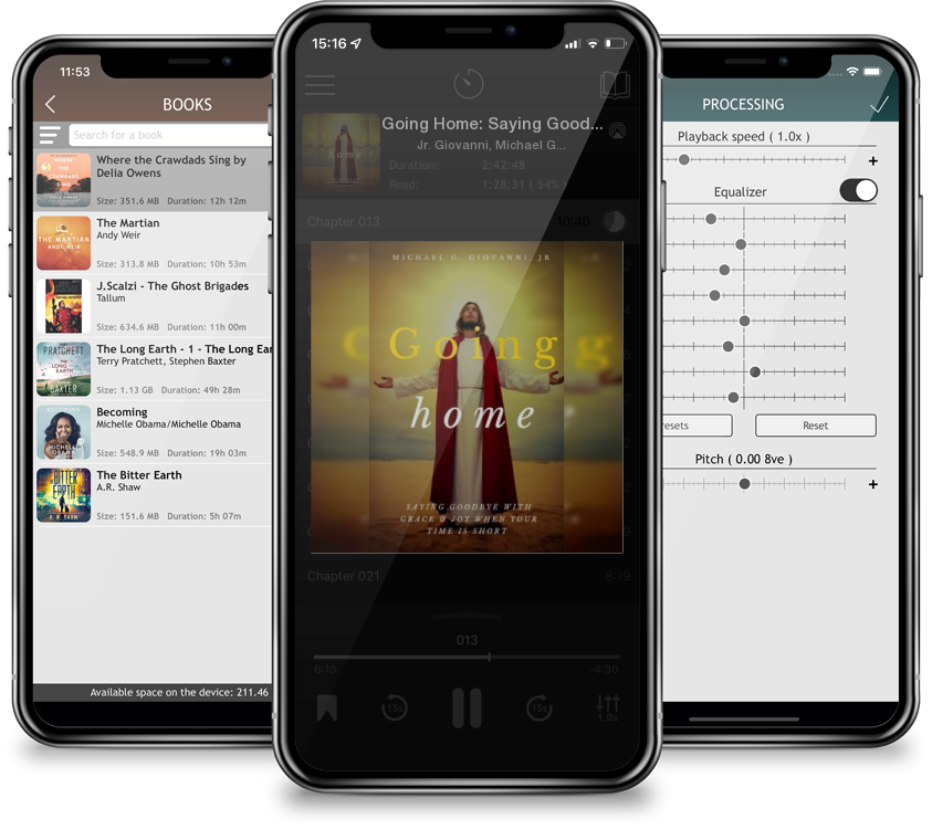Audiobook Going Home: Saying Goodbye with Grace and Joy When You Know Your Time is Short by Jr. Giovanni, Michael G.