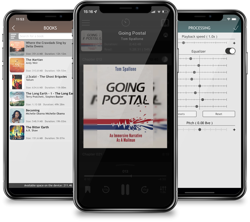 Audiobook Going Postal by Tom Spallone
