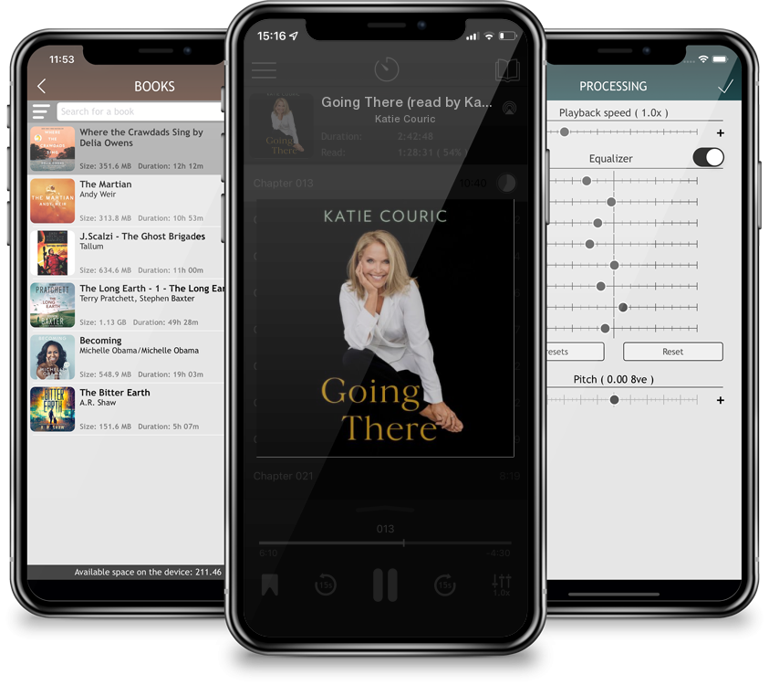 Audiobook Going There (read by Katie Couric) (CD-Audio) by Katie Couric