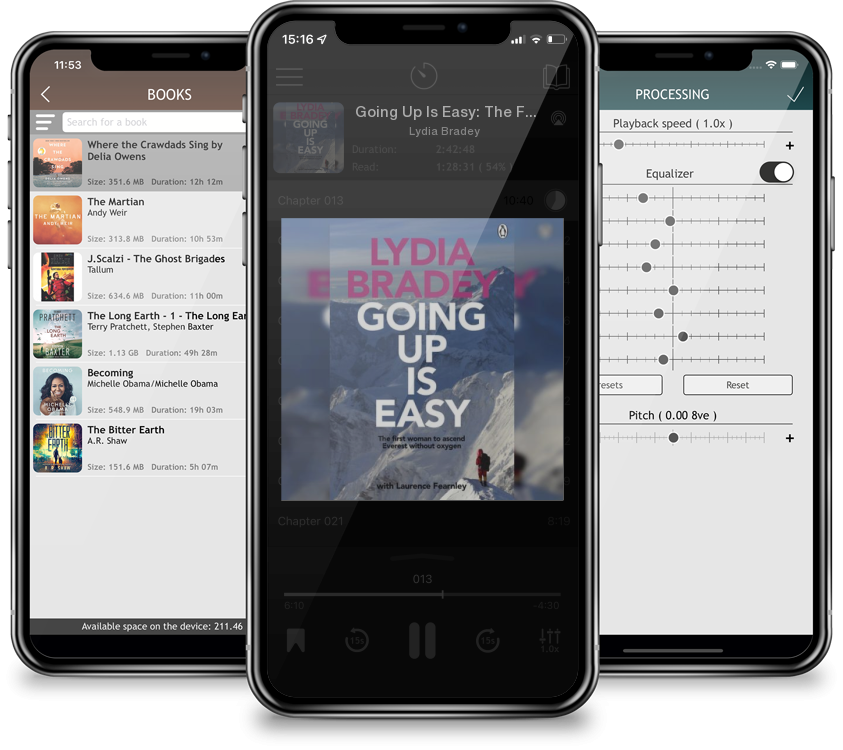 Audiobook Going Up Is Easy: The First Woman to Ascend Everest Without Oxygen by Lydia Bradey