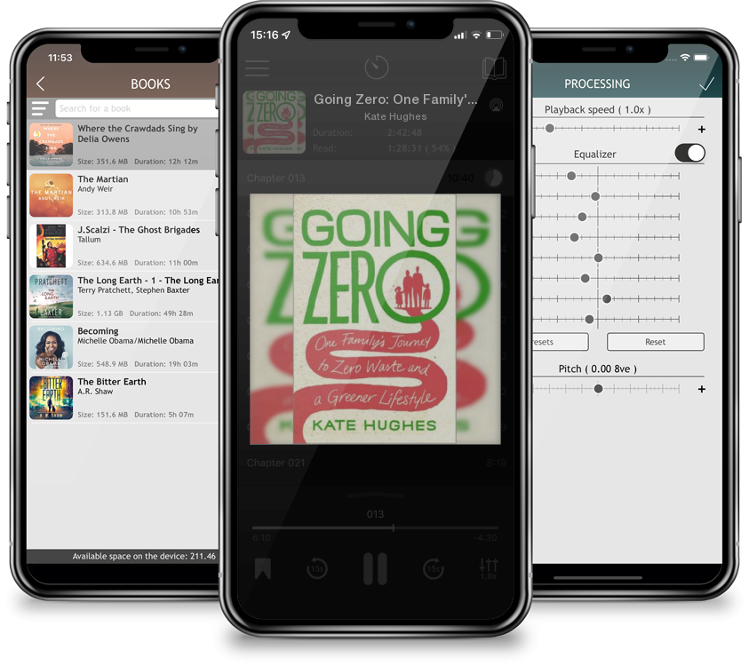 Audiobook Going Zero: One Family\'s Journey to Zero Waste and a Greener Lifestyle by Kate Hughes