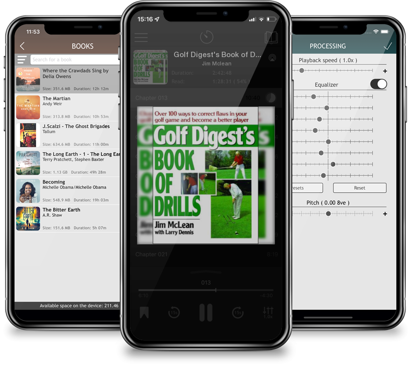 Audiobook Golf Digest\'s Book of Drills by Jim Mclean