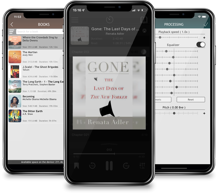 Audiobook Gone: The Last Days of The New Yorker by Renata Adler