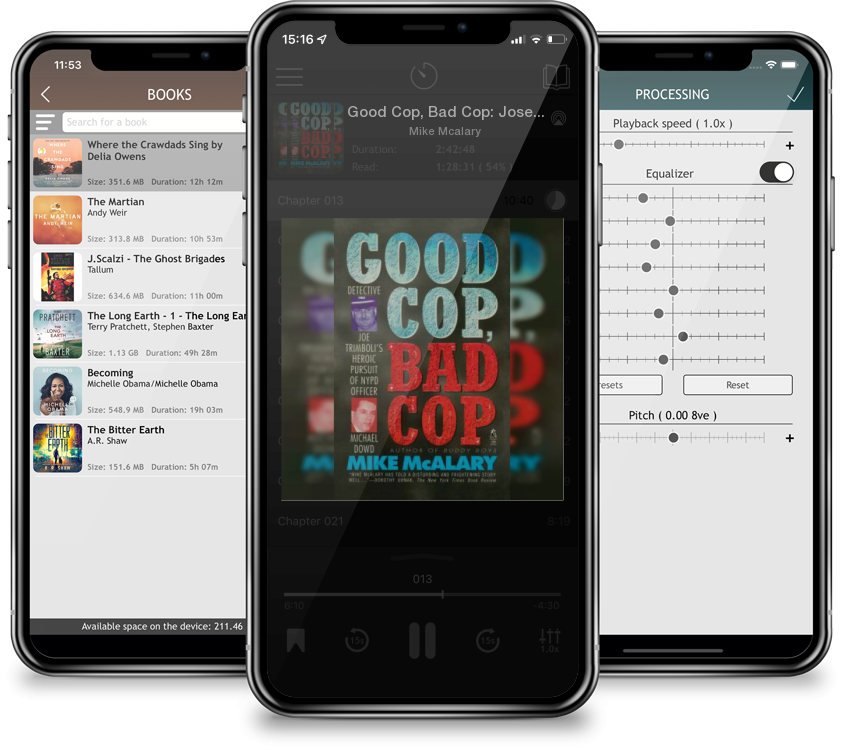 Audiobook Good Cop, Bad Cop: Joseph Trimboli vs Michael Dowd and the NY Police Department by Mike Mcalary