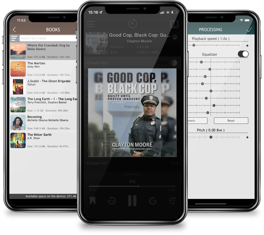 Audiobook Good Cop, Black Cop: Guilty Until Proven Innocent (A Memoir) by Clayton Moore