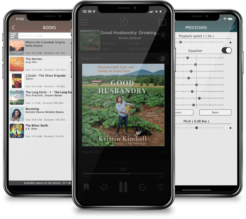 Audiobook Good Husbandry: Growing Food, Love, and Family on Essex Farm (Compact Disc) by Kristin Kimball