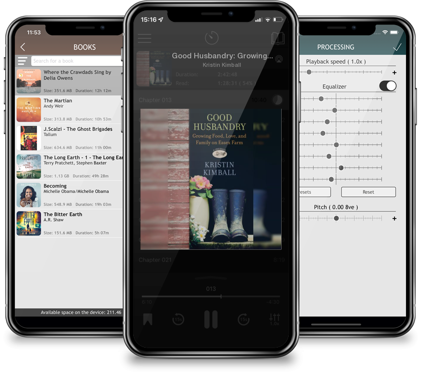 Audiobook Good Husbandry: Growing Food, Love, and Family on Essex Farm (Large Print / Library Binding) by Kristin Kimball