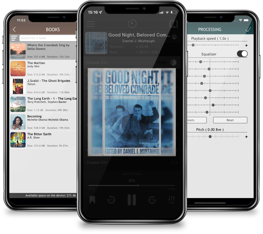 Audiobook Good Night, Beloved Comrade: The Letters of Denton Welch to Eric Oliver (Living Out: Gay and Lesbian Autobiog) by Daniel J. Murtaugh