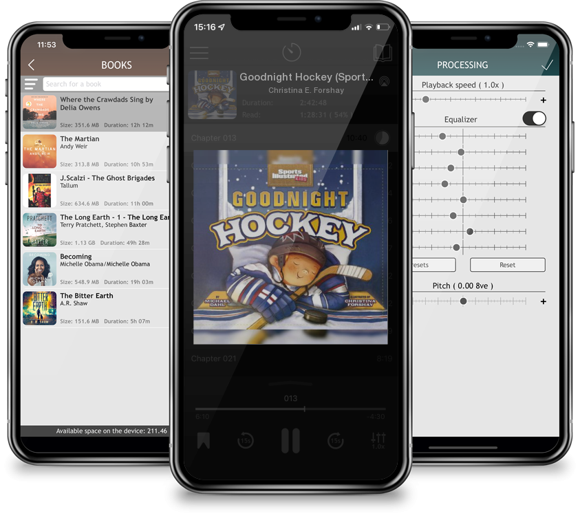 Audiobook Goodnight Hockey (Sports Illustrated Kids Bedtime Books) by Christina E. Forshay