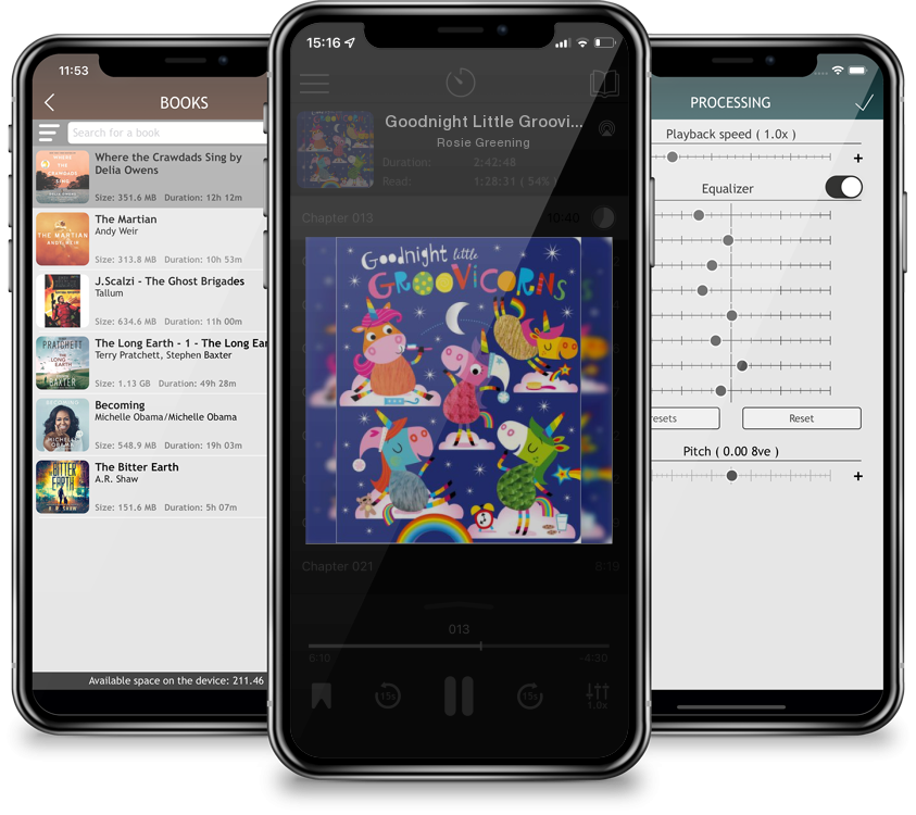 Audiobook Goodnight Little Groovicorns (Board book) by Rosie Greening