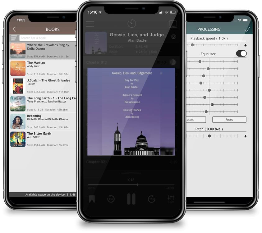 Audiobook Gossip, Lies, and Judgement by Alan Baxter