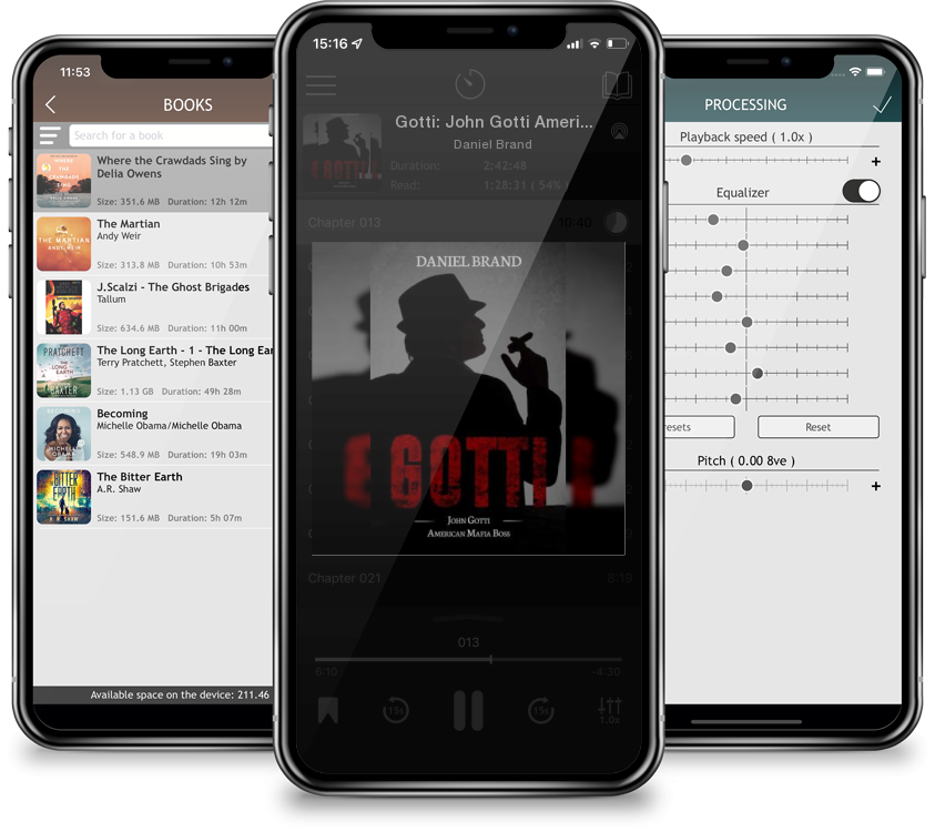 Listen Gotti: John Gotti American Mafia Boss by Daniel Brand in MP3 Audiobook Player for free