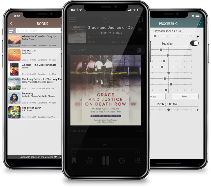 Audiobook Grace and Justice on Death Row: The Race against Time and Texas to Free an Innocent Man by Brian W. Stolarz