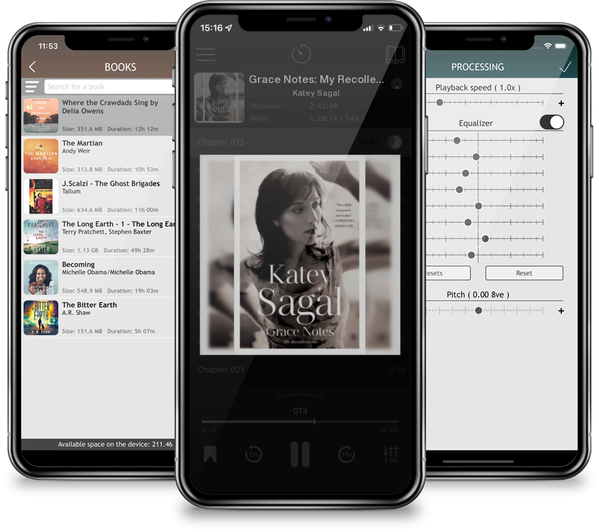 Audiobook Grace Notes: My Recollections by Katey Sagal