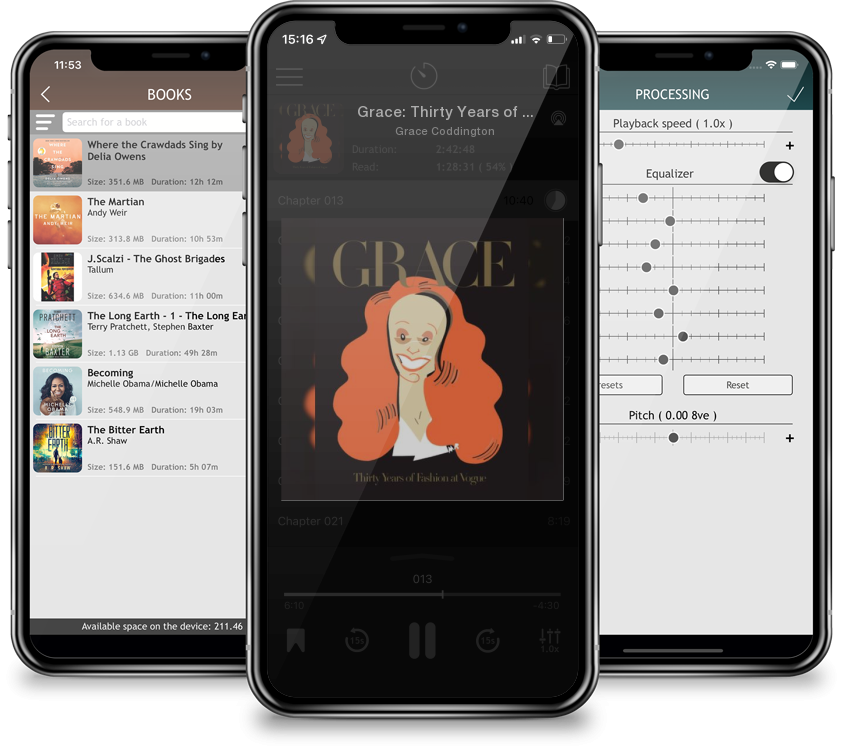 Audiobook Grace: Thirty Years of Fashion at Vogue by Grace Coddington