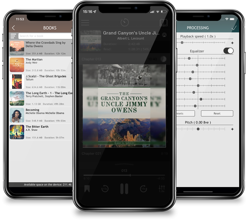 Audiobook Grand Canyon\'s Uncle Jimmy Owens by Albert L. Lecount
