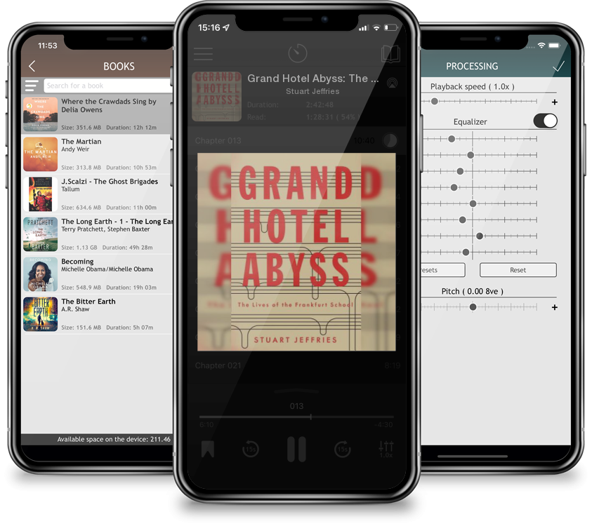 Listen Grand Hotel Abyss: The Lives of the Frankfurt School by Stuart Jeffries in MP3 Audiobook Player for free