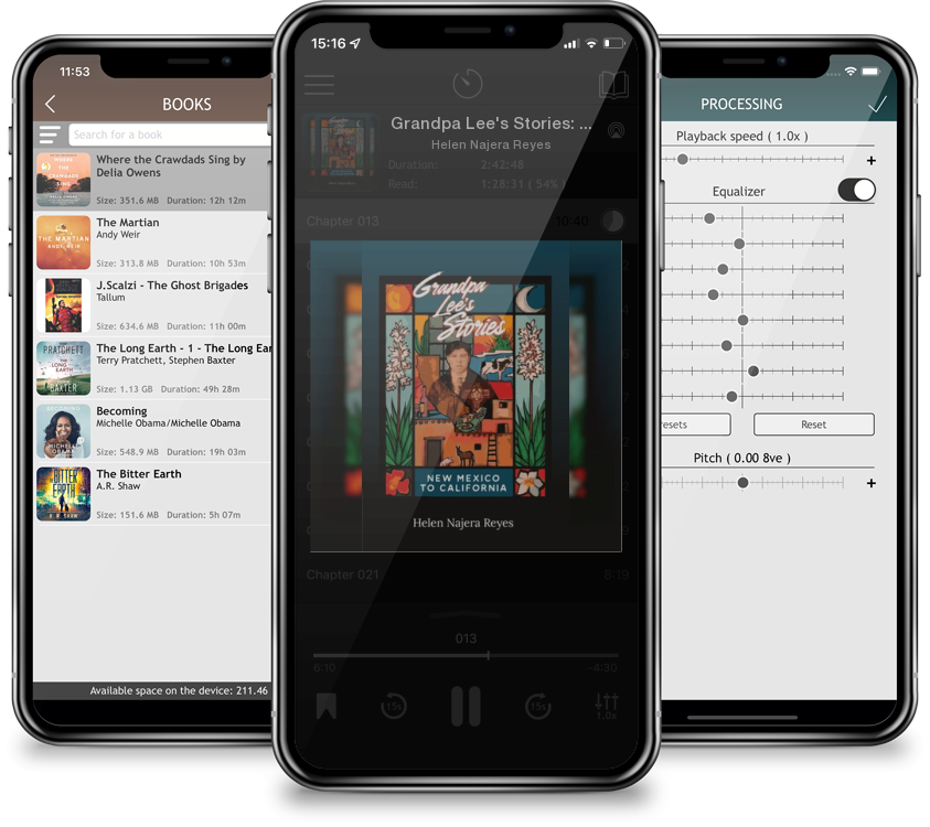 Audiobook Grandpa Lee\'s Stories: New Mexico to California by Helen Najera Reyes