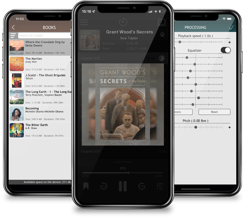Audiobook Grant Wood’s Secrets by Sue Taylor