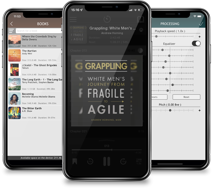 Audiobook Grappling: White Men\'s Journey from Fragile to Agile by Andrew Horning
